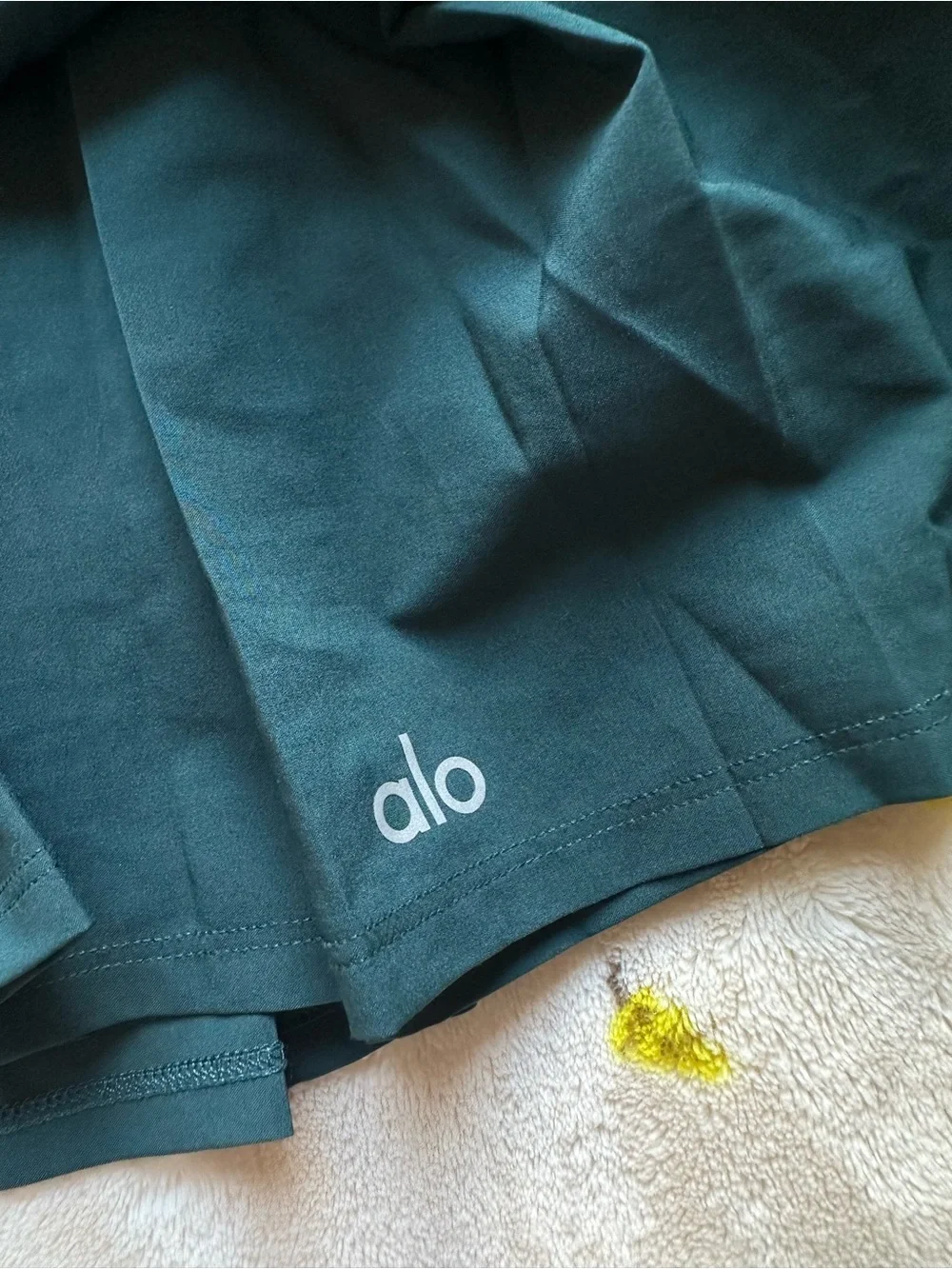 Alo green tennis skirt size small